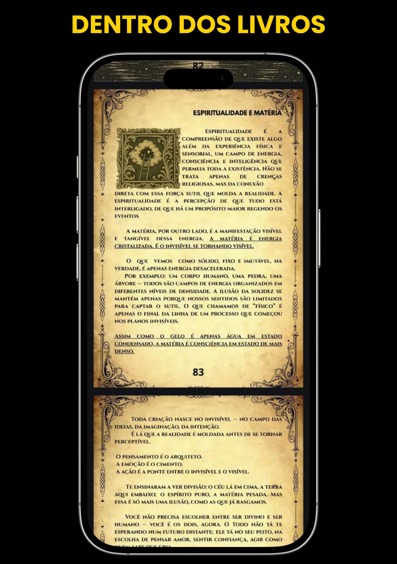 Visual da biblioteca